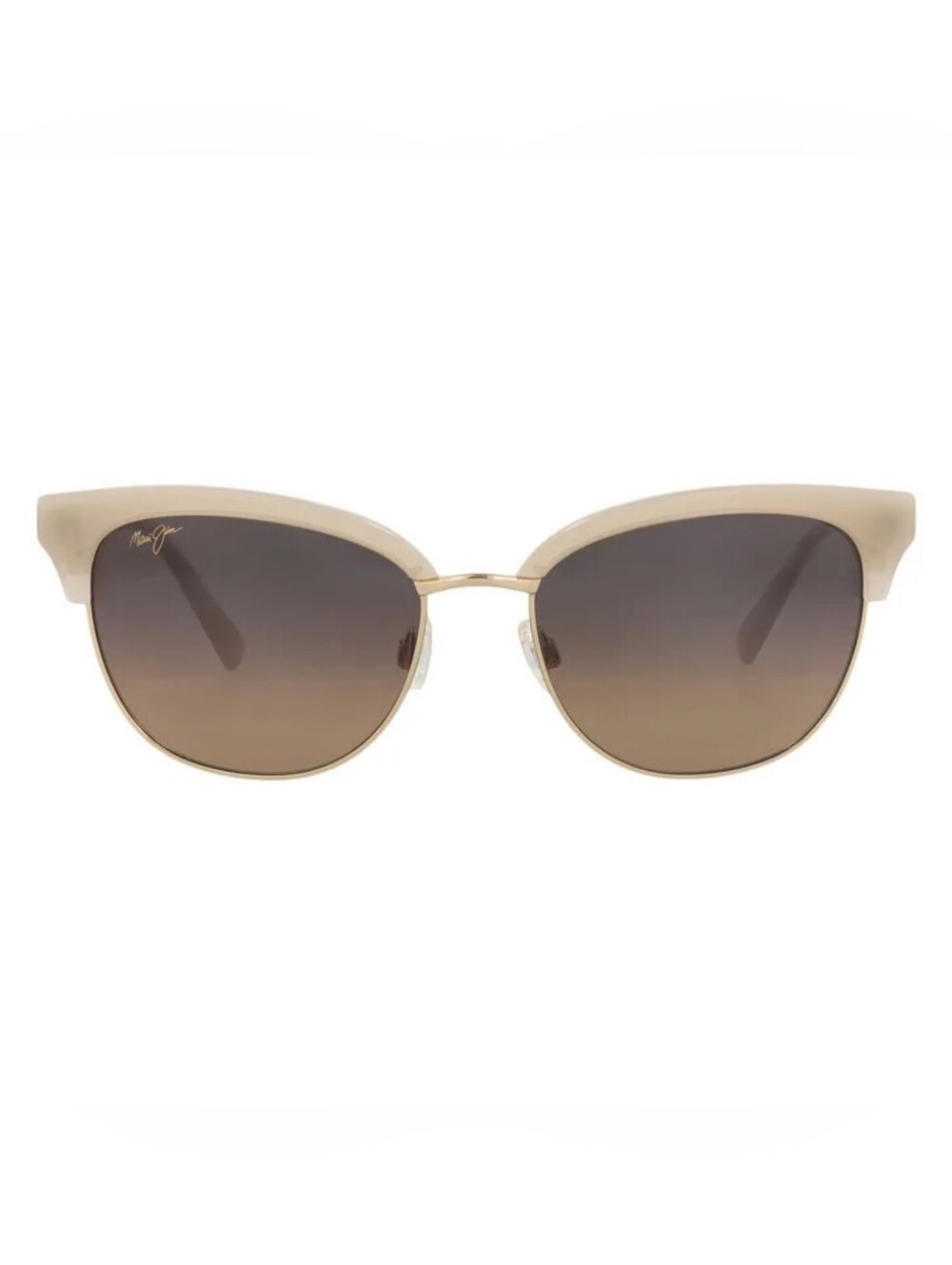 New!!! Maui Jim Lokelani HS825-24S Beige Gold Polarized Sunglasses Polarized NIB